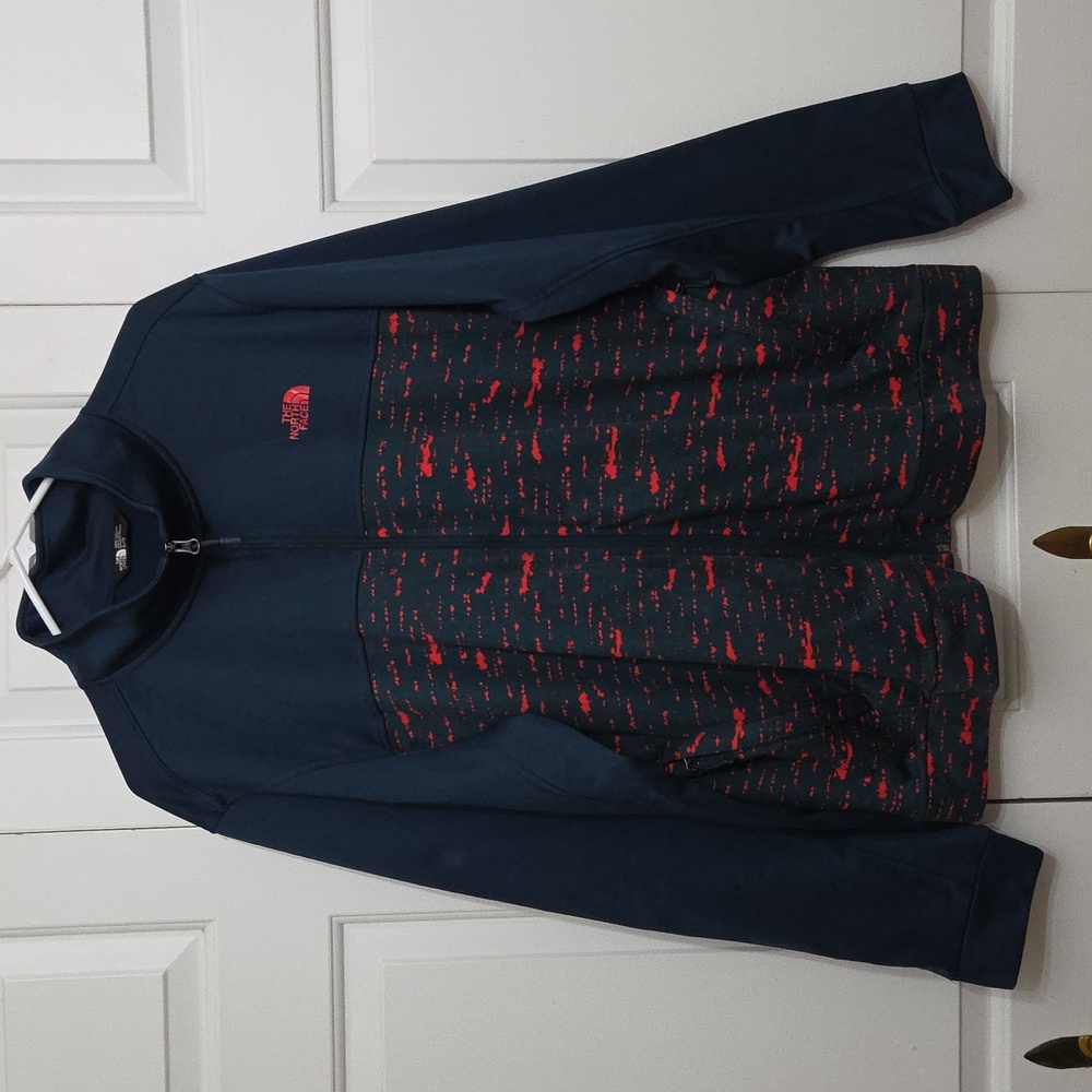 The North Face Novelty 100 Cinder Full-Zip Print Fleece Jacket/ L